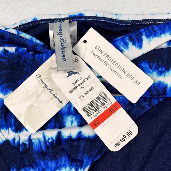 Tommy Bahama Striped Tie Dye Tankini/Bottoms Set - XS - NWT - Picture 12 of 14